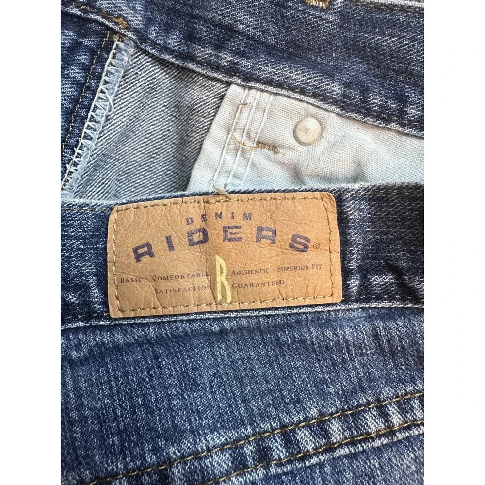 Vintage‎ Riders by Lee Straight Leg Jeans Womens 12L Medium Wash Blue Denim 90s